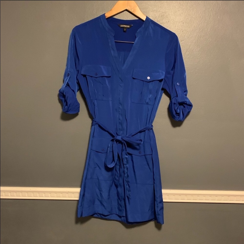 Blue dress